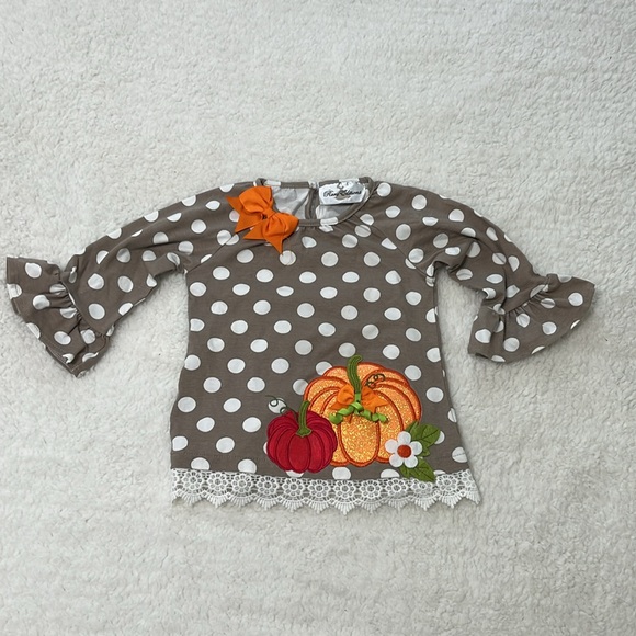 Rare Editions 18m matching embroidered set. Bell bottoms. Very cute details - Picture 3 of 11